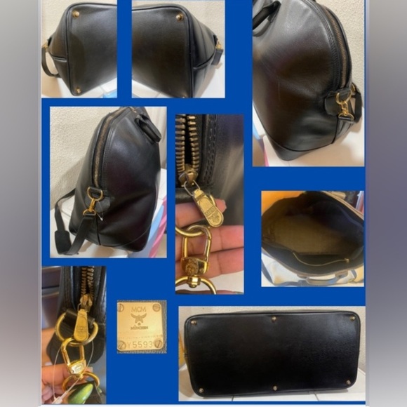 MCM Traveler Weekender Bag w/Adjustable Strap and COA, Vintage. EUC - Picture 13 of 16